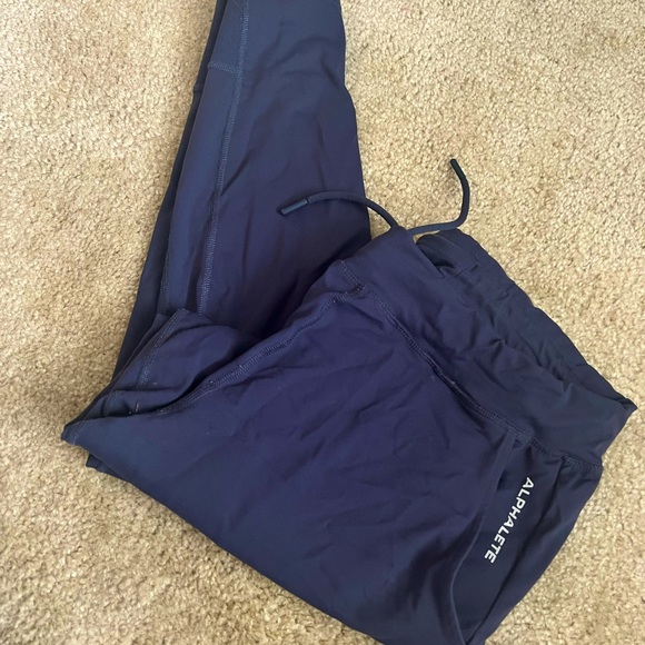 Pants - Blue Alphalete jogger